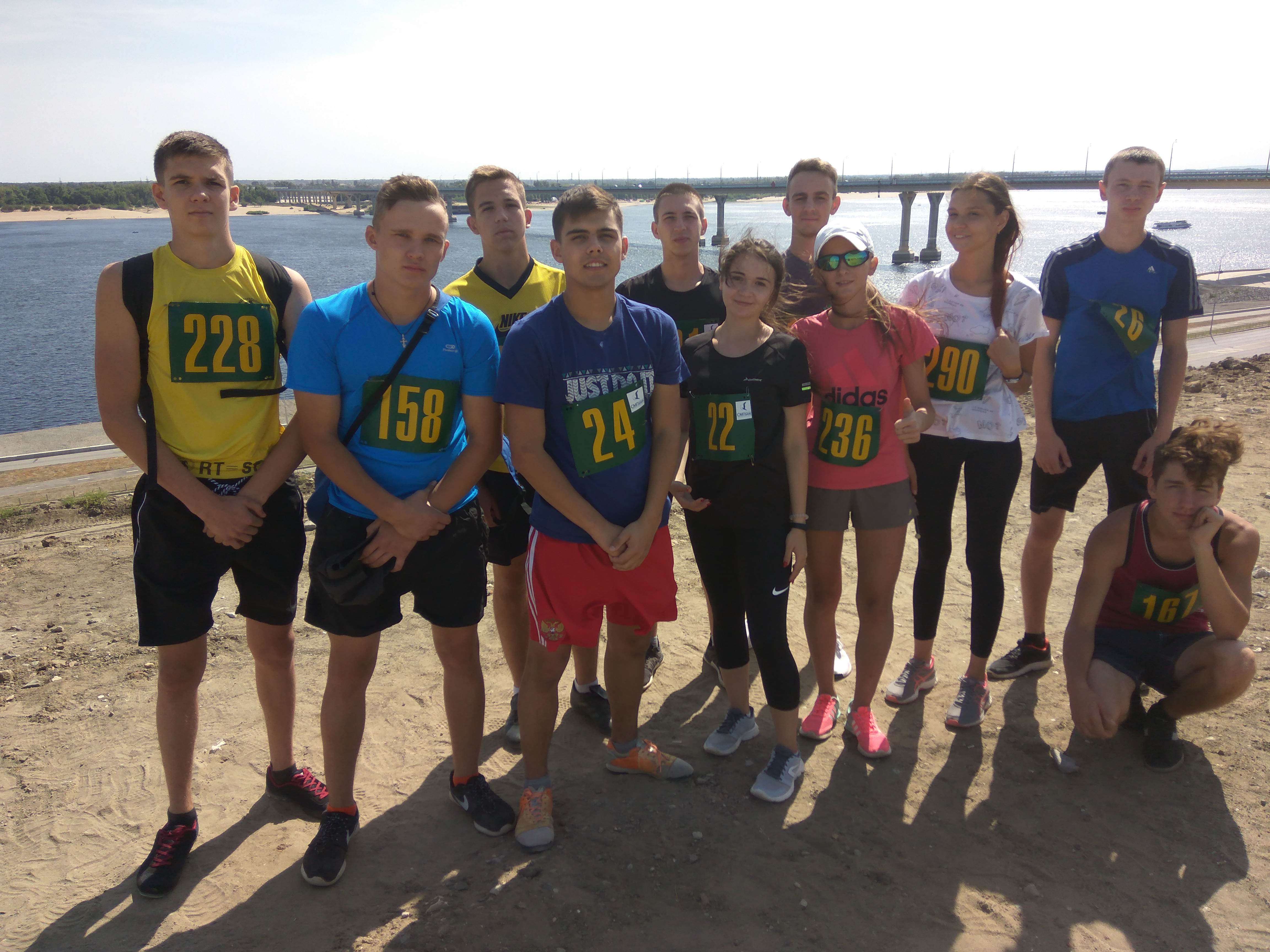 Команда колледжа по легкой атлетике приняла активное участие в пробеге «Волгоградская миля», посвящённом Дню города