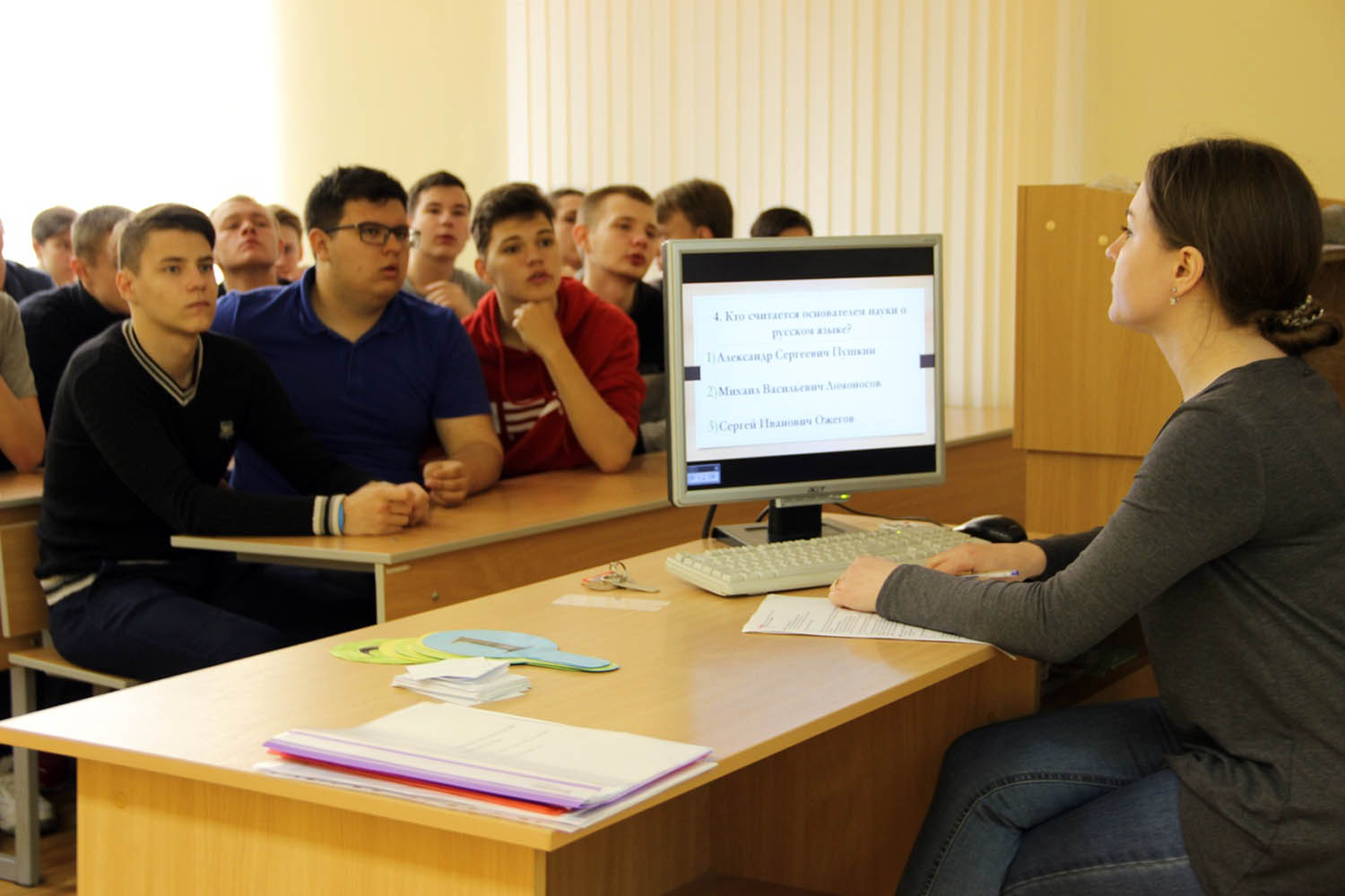 В колледже прошёл отборочный этап городского интеллектуального турнира, посвященного русскому языку как основе общения
